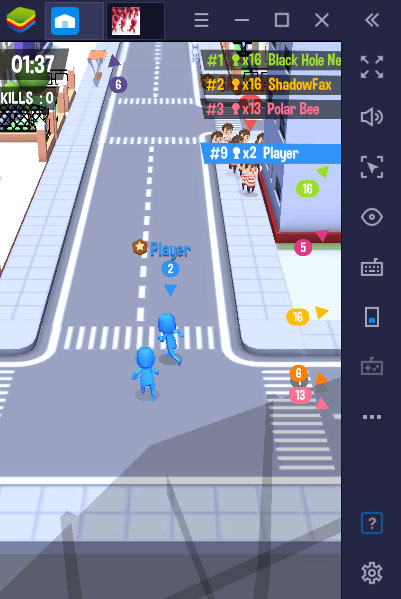 Giao diện Crowd City