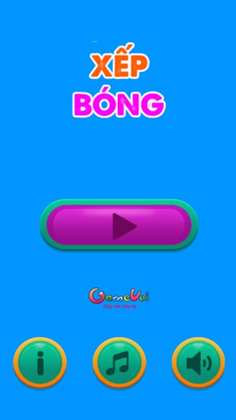 Chơi game Xếp bóng - GameVui