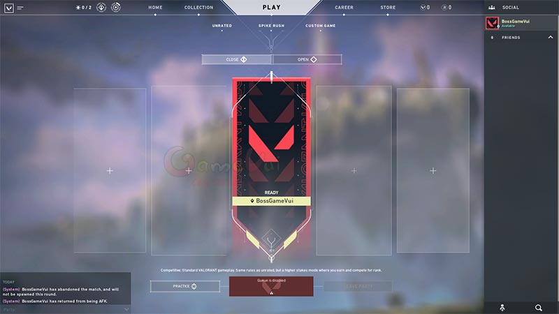 Chọn chế độ chơi