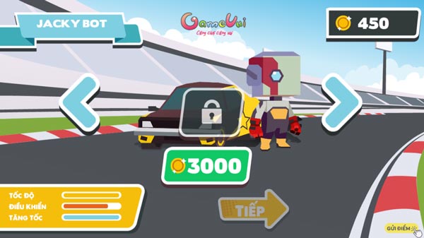 Các mẫu xe đua Minecraft trong Shop cửa hàng