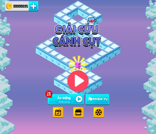 Chơi game Giải cứu cánh cụt - GameVui