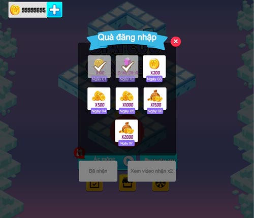 Quà đăng nhập hàng ngày