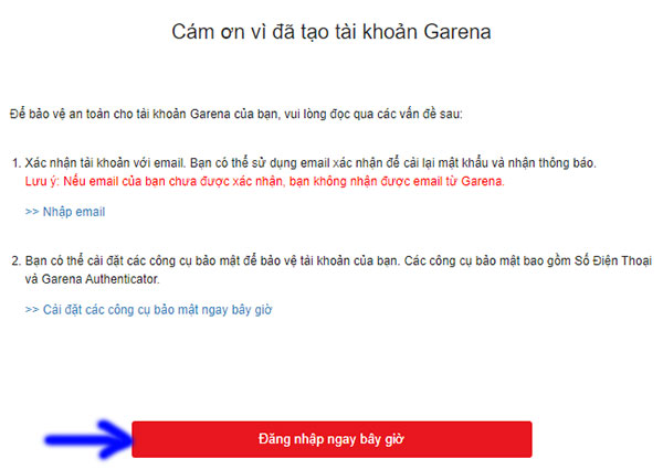 Đăng nhập ngay bây giờ