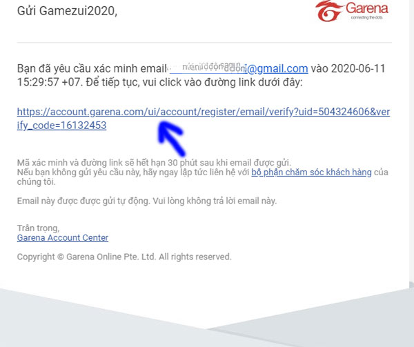 Kích hoạt tài khoản