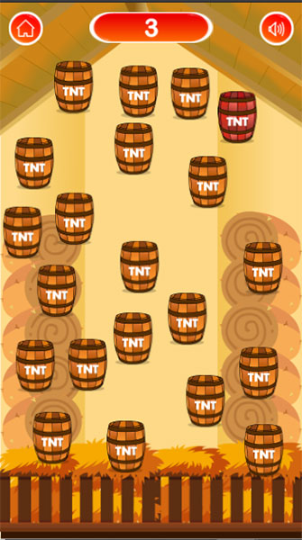 Phá những thùng thuốc nổ trên màn hình