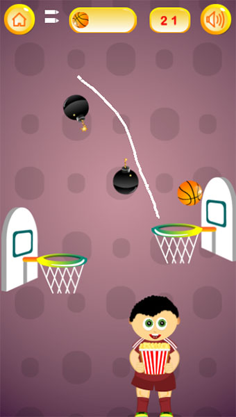 Ngăn bom rơi trúng rổ