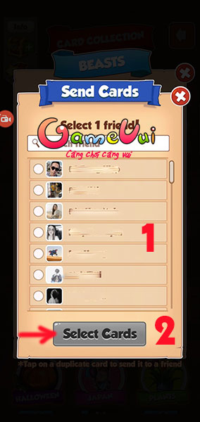 Chọn 1 người bạn