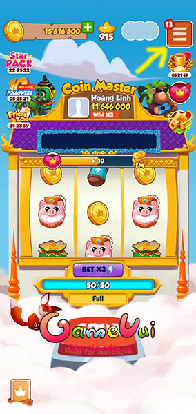 Click 3 dấu gạch ngang