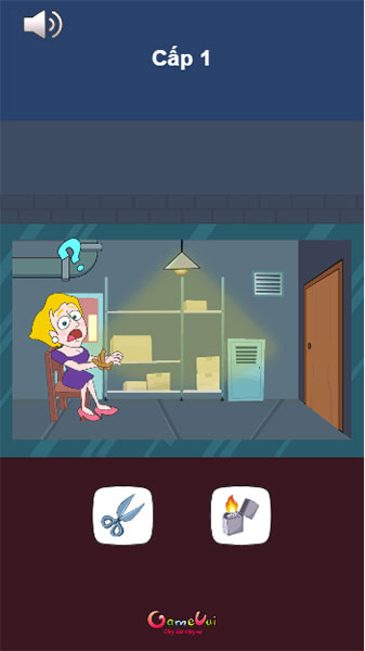 Cô gái đang gặp khó khăn