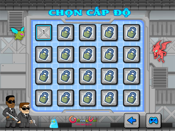 Chọn cấp độ