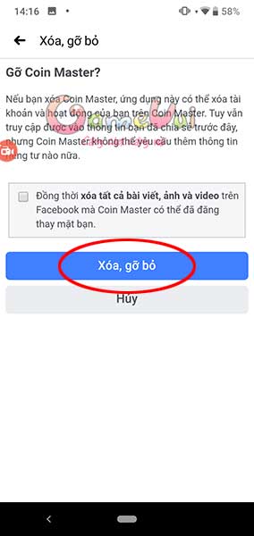 Xác nhận xóa