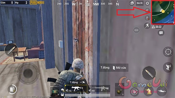 Quan sát bản đồ nhỏ