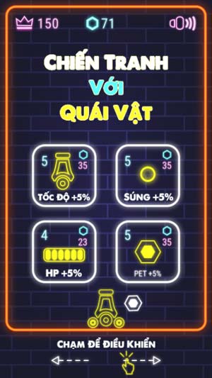 Chơi game Chiến tranh với quái vật - GameVui