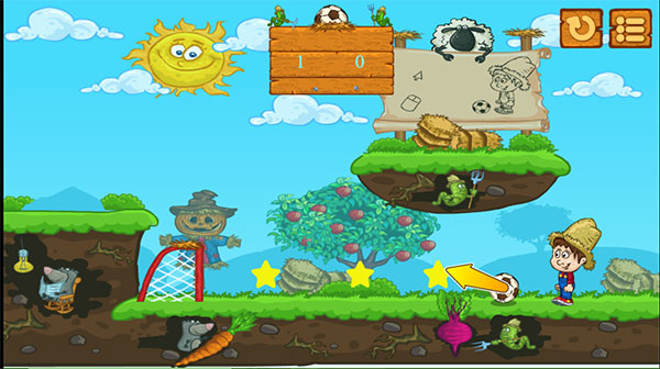 Hãy sút bóng vào lưới