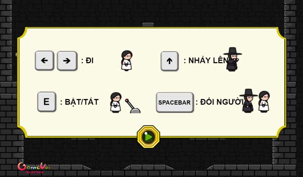 Hướng dẫn điều khiển nhân vật