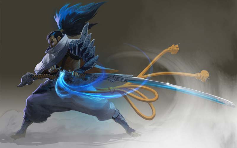 Hình Yasuo nền máy tính