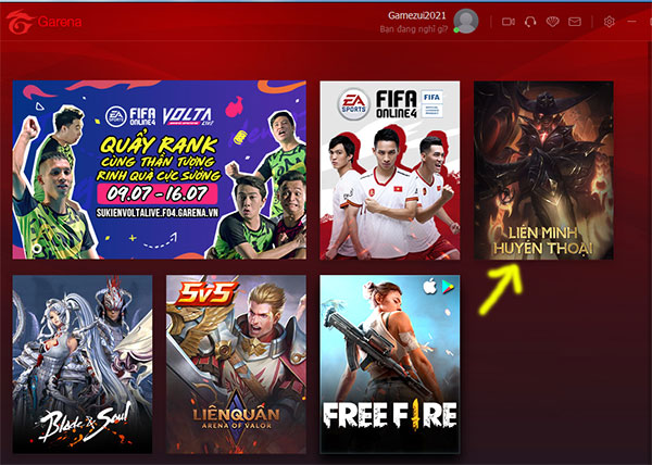 Chọn liên minh huyền thoại