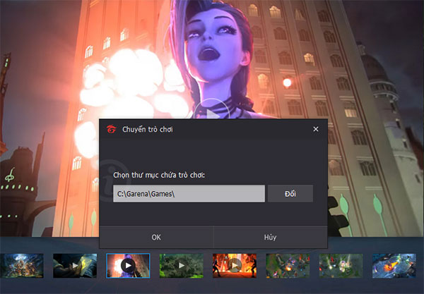 Chọn thư mục cài đặt