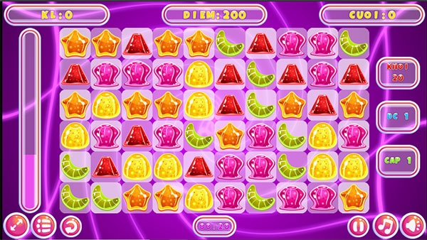 Ghép 3 viên thạch giống nhau