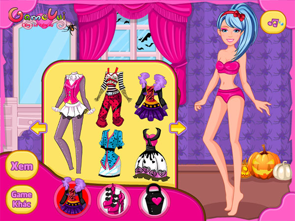 Chọn trang phục cho Barbie