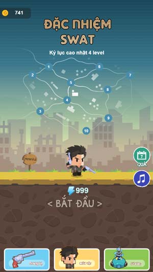 Chơi game Đặc nhiệm Swat - GameVui