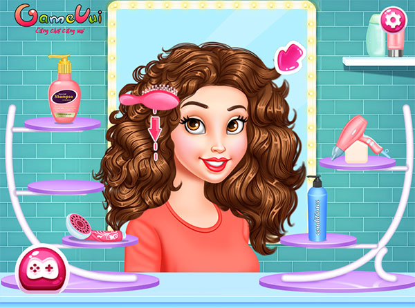 Làm tóc cho Belle