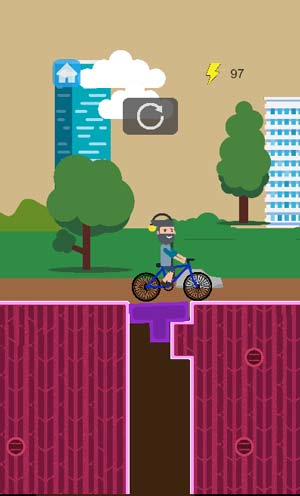 Giúp tay đua hoàn thành chặng đua