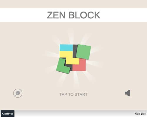 Chơi game Gấp giấy - GameVui