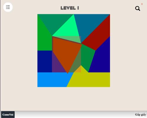 Đưa các mảnh giấy vào trong khuôn