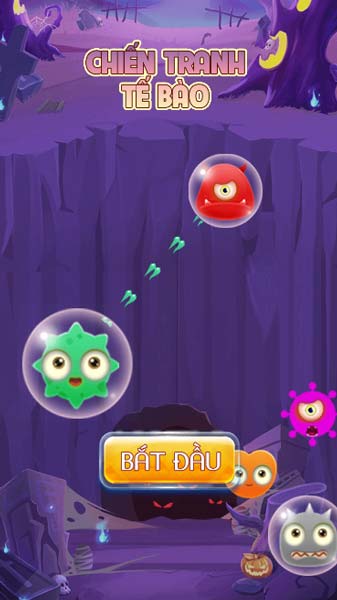 Chơi game Chiến tranh tế bào - GameVui