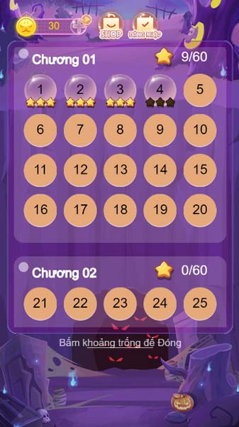 Chọn level thử thách