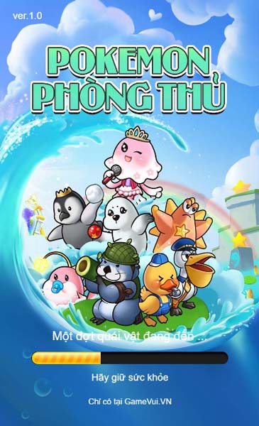 Chơi game Pokemon phòng thủ - GameVui