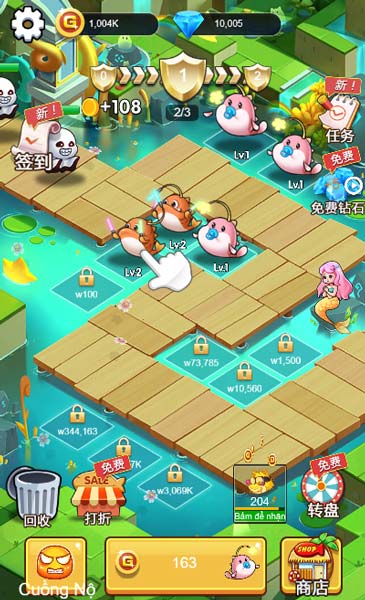 Đặt Pokemon để tiêu diệt zombie quái vật