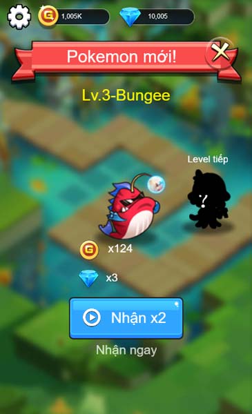 Mở khóa các loại Pokemon mạnh hơn