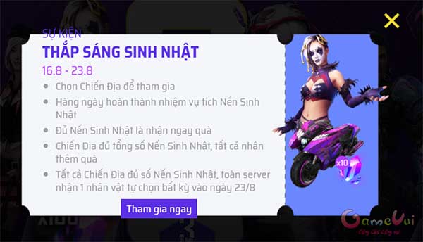Thắp sáng sinh nhật
