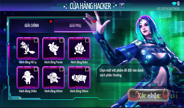 Chọn giải thưởng