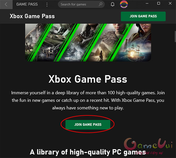 Join Game Pass
