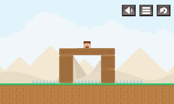 Đưa Steve Minecraft xuống đất an toàn