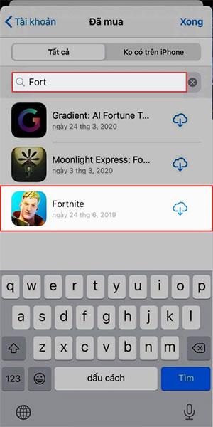 Kết quả trả về