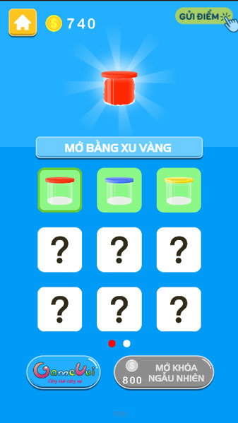 Mở khóa các bình chứa nước trong Shop