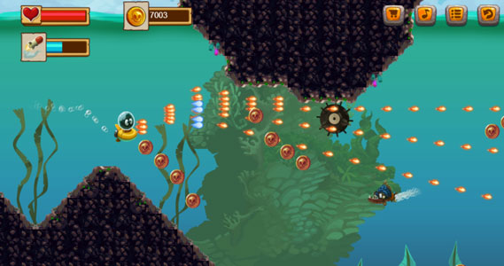 Di chuyển khéo léo và tiêu diệt quái vật biển sâu