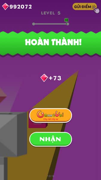 Hoàn thành level thử thách