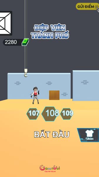 Bấm chuột hoặc chạm màn hình điện thoại để chơi