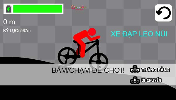 Chơi game Xe đạp leo núi - GameVui