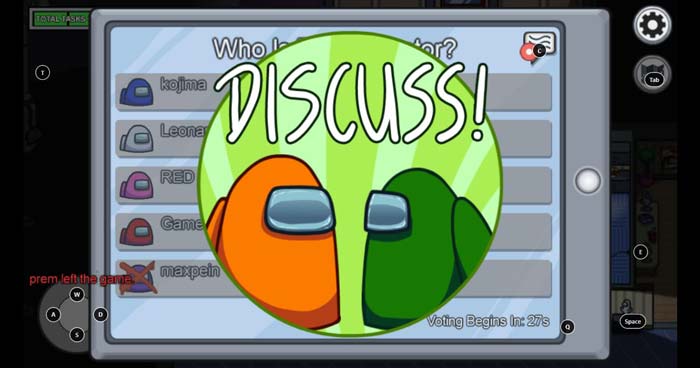 Cuộc bỏ phiếu Discuss trong Among Us