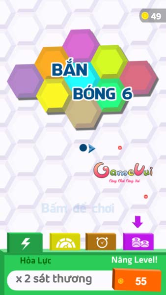 Chơi game Bắn bóng 6 - GameVui