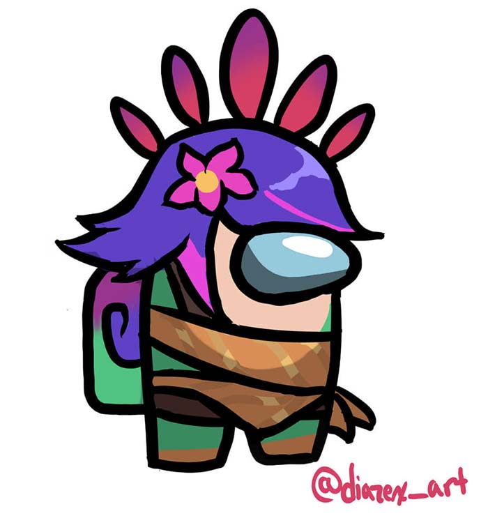 Tướng LMHT trong Among Us tạo hình 2