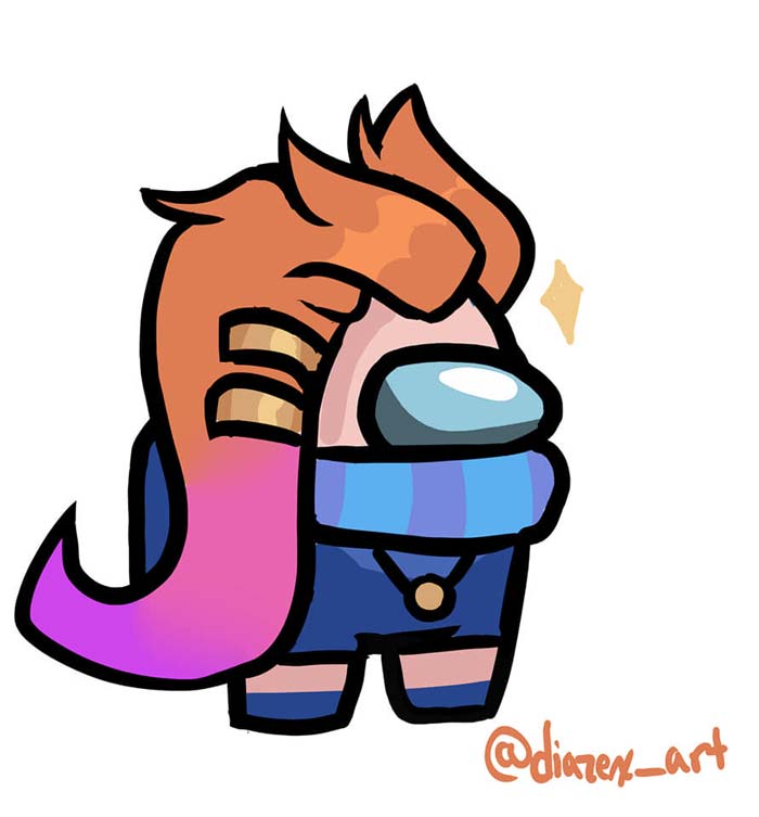 Tướng LMHT trong Among Us tạo hình 8