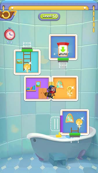 Di chuyển các căn phòng thật khéo léo trước khi hết giờ