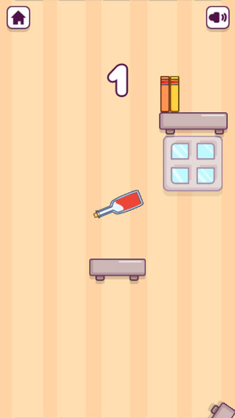 Tung và ném chai nước thật chuẩn xác